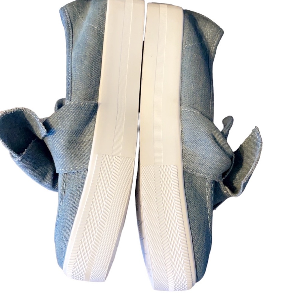 Guess Denim Bow Platform Espadrilles - Picture 3 of 3